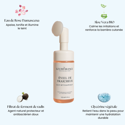 Gelée Nettoyante Douce – Peau Sensible & Éclat Naturel