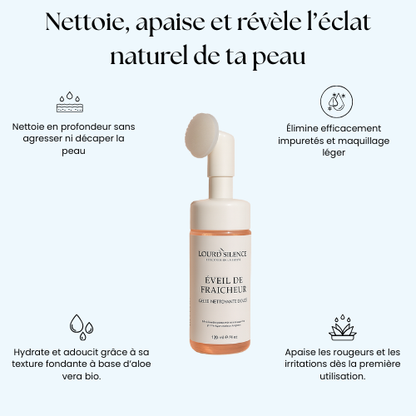 Gelée Nettoyante Douce – Peau Sensible & Éclat Naturel