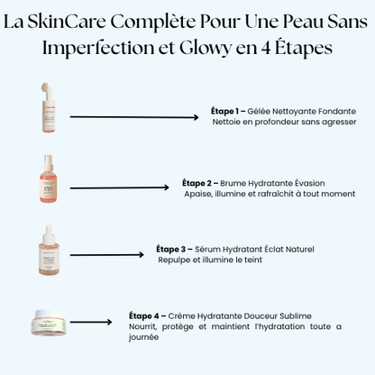 SkinCare Complète – Peau Éclatante Apaisée et Naturelle