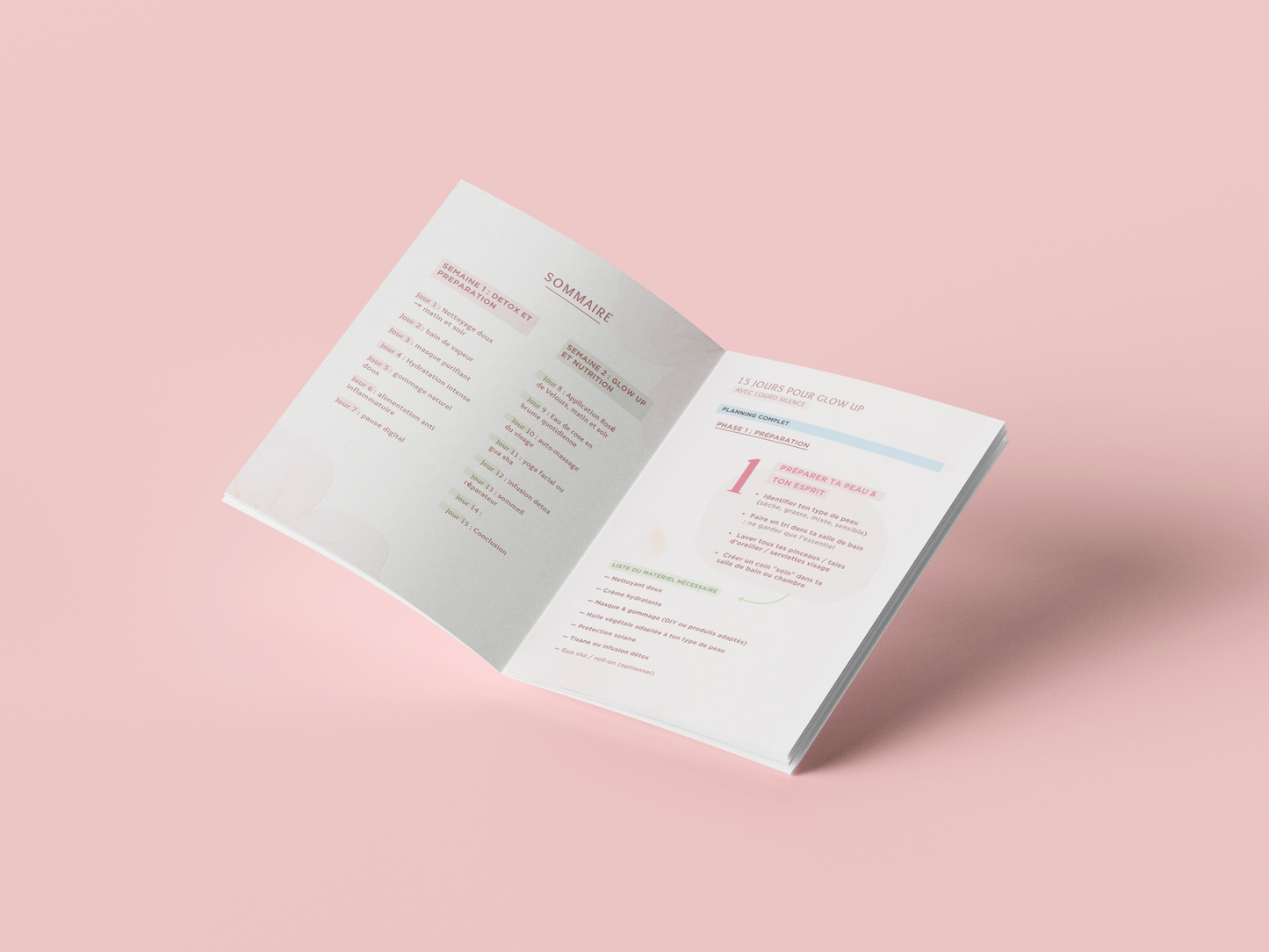 E-book 15 jours pour glow up sa peau